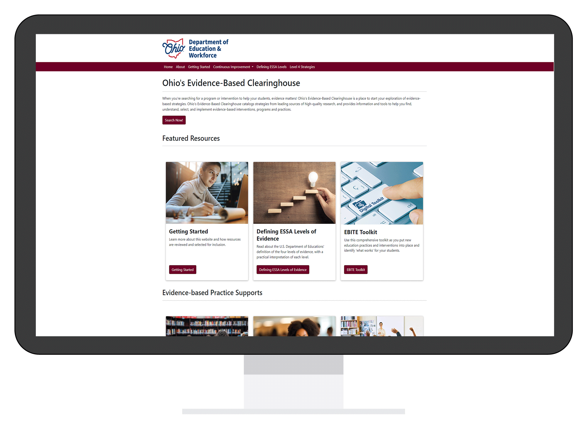 Ohio's Evidence-Based Clearinghouse